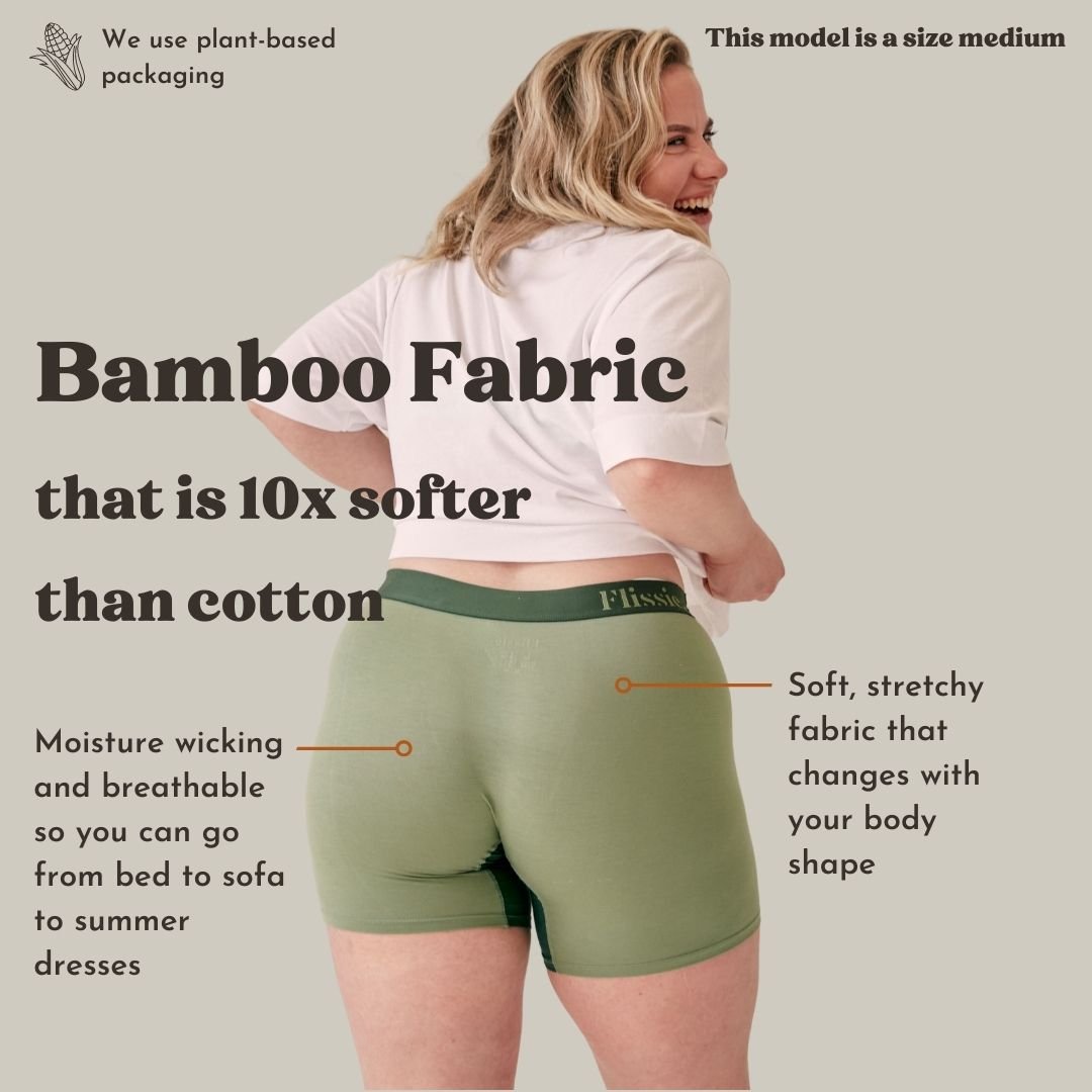 Flissie Womens Boxers  Bamboo Underwear for Women